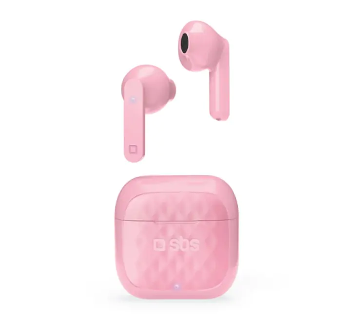 SBS TEEARAIRFREETWSP cuffia e auricolare Cuffie Wireless In-ear Bluetooth Rosa - (SBS TEEARAIRFREETWSBTP AURICO 200MAH)