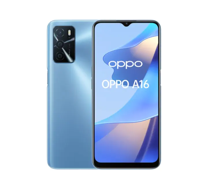 OPPO A16 Smartphone, AI Triple Camera 13+2+2 MP, 6.52Ã¢?Â 60HZ Display, 5000mAh, SuperVOOC + Power Saving, RAM 3GB + ROM 32GB expandable, ColorOS11.1, IPX4, [Versione Italiana], Crystal Black - (OPP DS A16 3+32 ITA BLK 5998892)