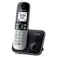 Panasonic KX-TG6851JTB telefono Telefono DECT Identificatore di chiamata Nero, Grigio - (PAN CORDLESS KX-TG6851JTB ITA BLK)