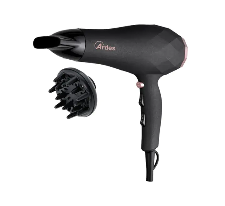 Ardes Stylo asciuga capelli 2200 W Nero - (ARD ARPHON02 HAIRDRY 2000W CON DIFFUSORE)