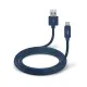 SBS Cavo dati in silicone 1 m - Connettori USB a USB-C - (SBS TECABLPOLOTYPECW CAVO TYP C WHT)