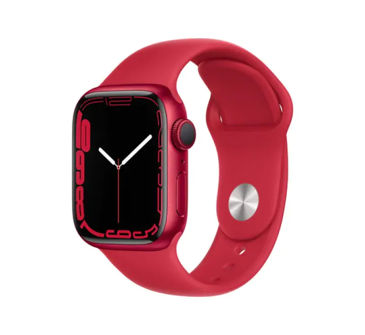 Apple Watch Series 7 GPS, 41mm (PRODUCT)RED Cassa in Alluminio con Sport Band (PRODUCT)RED - (APL WATCH S7 GPS 41 RED-AL MKN23TY/A)