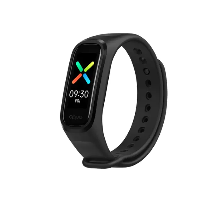 OPPO Band Sport Tracker Smartwatch con Display AMOLED a Colori 1.1' 5ATM Carica Magnetica, Impermeabile 50m, Pedometro Fitness Cinturino Cardiofrequenzimetro, Versione Italia, Colore Black - (OPP BAND SPORT ITA BLK 6202349)