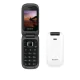 CELLULARE MAJESTIC TLF LUCKY 48 FLIP UMTS 2.4 TELEFONO UMTS DISPLAY A COLORI FOTOCAMERA TASTO SOS RADIO ITALIA CELESTE