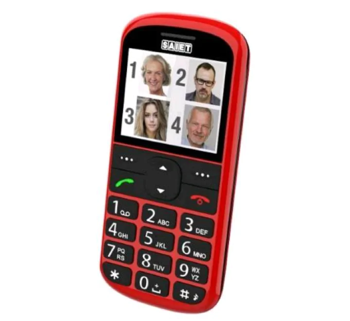 CELLULARE SAIET MAGNUM DUE ROSSO SENIOR PHONE