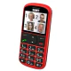 CELLULARE SAIET MAGNUM DUE ROSSO SENIOR PHONE