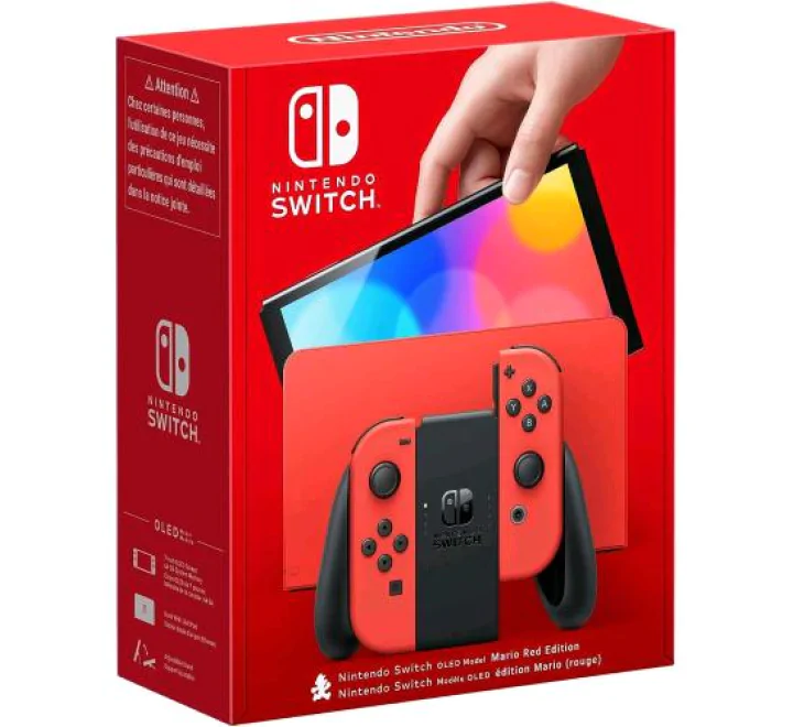 CONSOLE NINTENDO SWITCH OLED MARIO SPECIAL EDITION RED