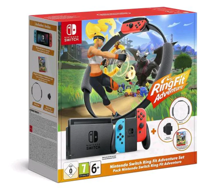 CONSOLE NINTENDO SWITCH + RING FIT ADVENTURE LIMITED EDITION