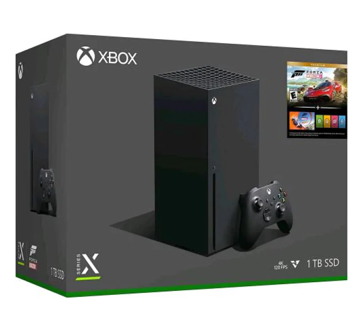 MICROSOFT XBOX SERIE X CONSOLE 1TB + FORZA HORIZON 5 BLACK VERSION