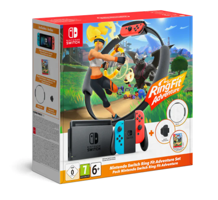 Nintendo Switch Console 1.1 + Ring Fit Adventure