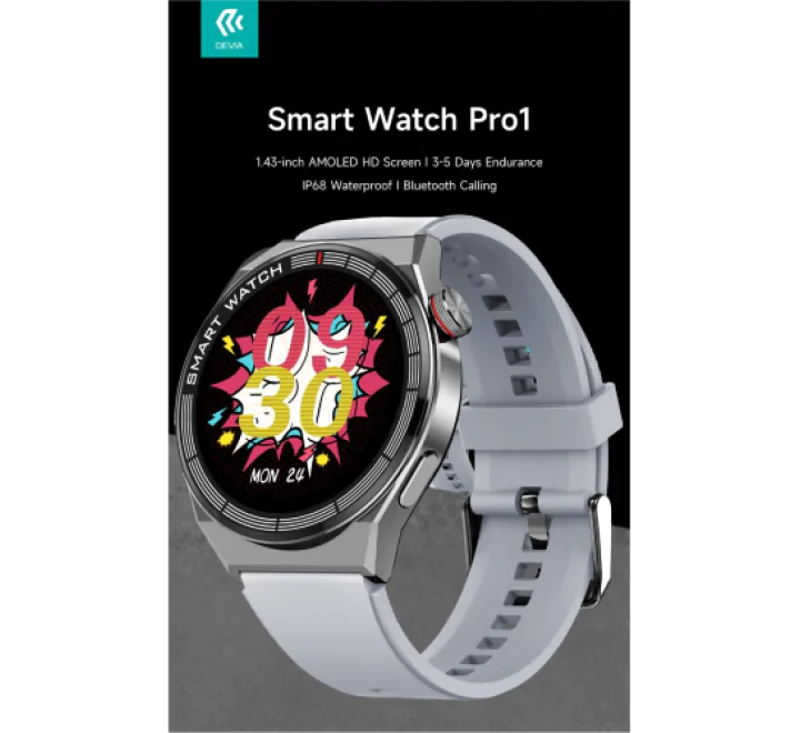 DEVIA Smart Watch Pro1 EM705 IP68 Display Amoled HD Nero