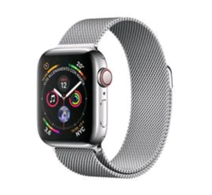 SMARTWATCH APPLE SERIE 4 GPS + CELLULAR CASSA 40MM ACCIAIO CON CINTURINO LOOP MGLIA MILANESE SILVER MTVK2TY/A