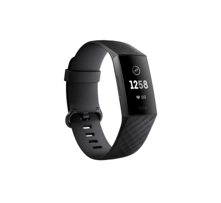 SMARTWATCH FITBIT CHARGE 3 TRACKER FITNESS CORPO COLORE GRAFITE/NERO