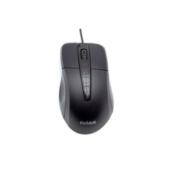 Nilox MOUSB1001 mouse Mano destra Ottico 1000 DPI - (NLX MOUSE USB 1000DPI BLK MOUSB1001)