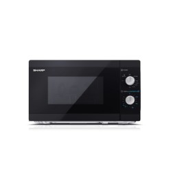 Sharp YC-MG01E-B forno a microonde Superficie piana Microonde combinato 20 L 800 W Nero - (SHA YC-MG01EB MICROONDE GRIL 20L BK)