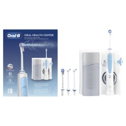 Oral-B Idropulsore Health Center Avanzato con 2 Beccucci Oxyjet, 2 Beccucci Con Getto D'acqua. 1 Idropulsore - (ORB MD20 IDROPULSORE + 3 REF)