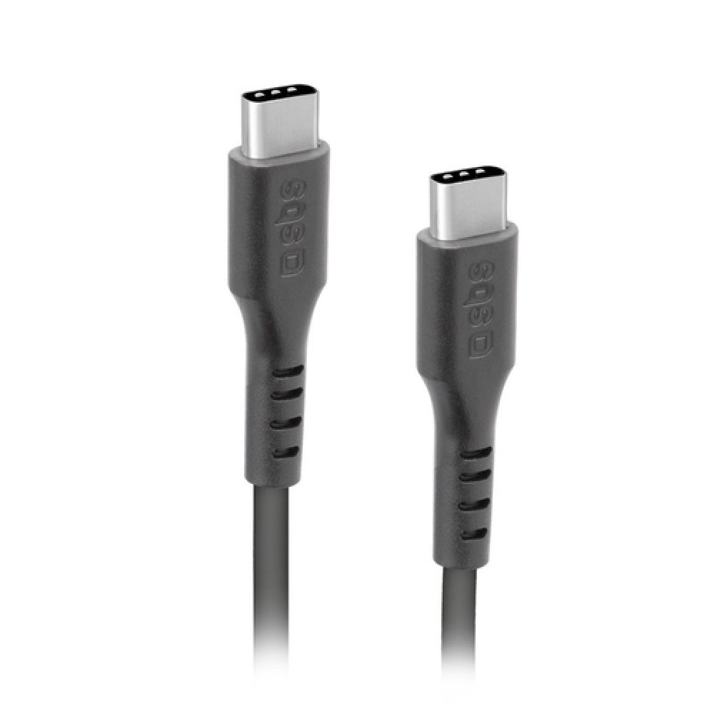 SBS TECABLETCC20K cavo USB USB 2.0 1,5 m USB C Nero - (SBS TECABLETCC20K CAVO TYP C-C 1.5M)