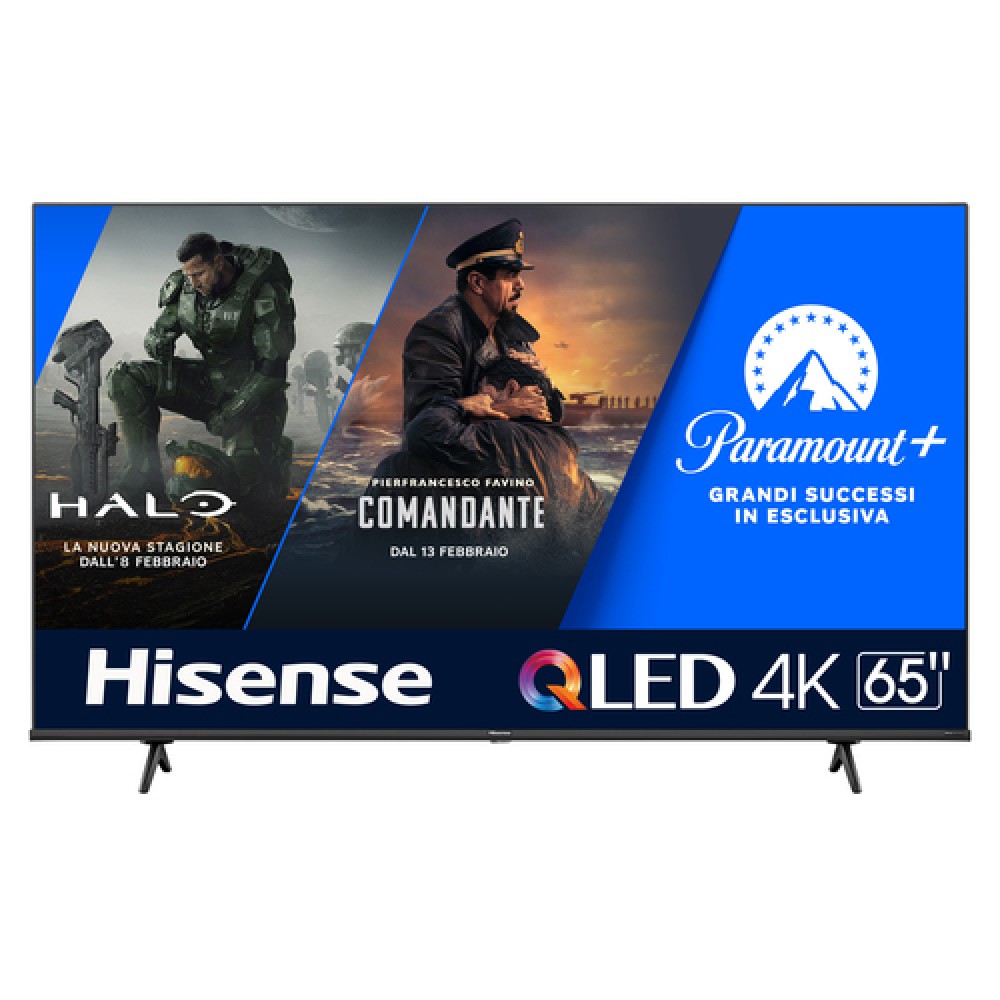 Hisense TV QLED Ultra HD 4K 65Ã¢ÂÂ 65E7KQ Smart TV, Wifi, HDR Dolby Vision, Quantum Dot Colour, Retroilluminazione DLED, Game Mode Plus - (HIS TV65 65E7KQ 4K UHD SMART IT)