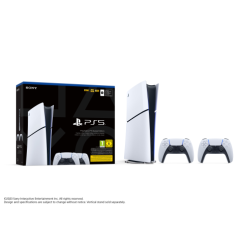 CONSOLE SONY PS5 825GB BIANCA DIGITAL + 2 CONTROLLER WHITE ITALIA