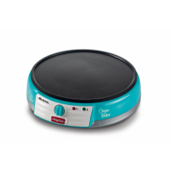 ARIETE CREPES MAKER AZZURRO (PARTY TIME) (0202/01) - PIASTRA ELETTRICA PER CREPES - 1000W