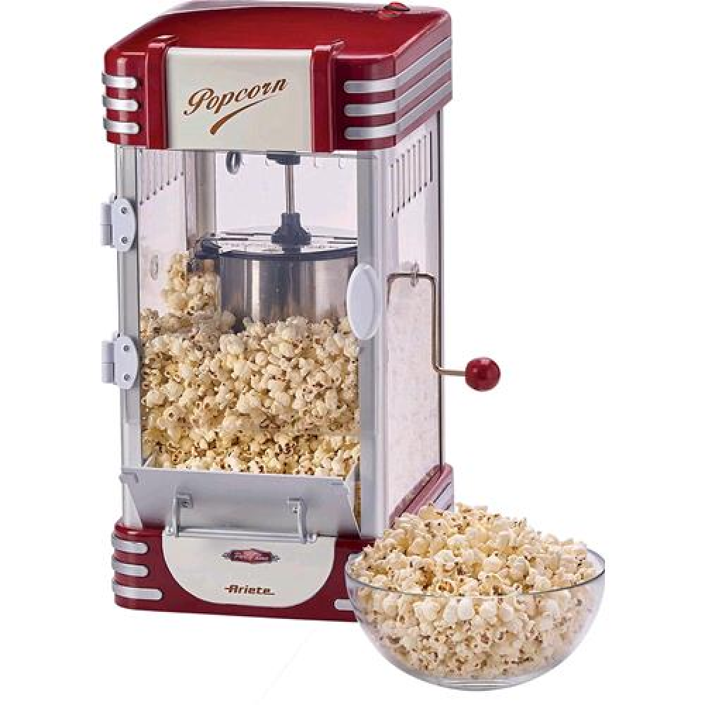 ARIETE PARTY TIME POPCORN POPPER XL 2953 MACCHINA PER POP CORN 310W COLORE ROSSO