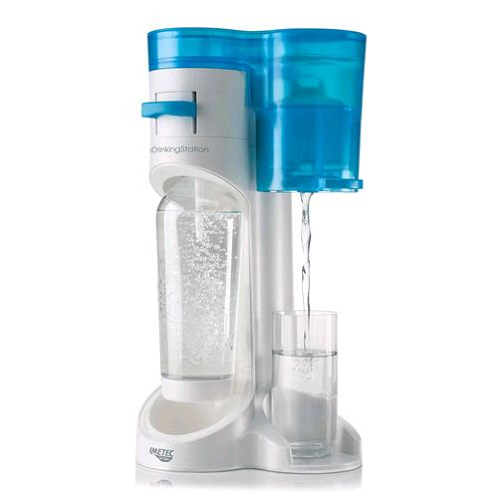 IMETEC THE DRINKING STATION WS100 DEPURATORE E GASATORE ACQUA COLORE BIANCO/BLU