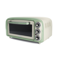 ARIETE FORNO VINTAGE VERDE (0979/04) - 18L - 3 POSIZIONI COTTURA - TIMER 60 MIN - 1380W