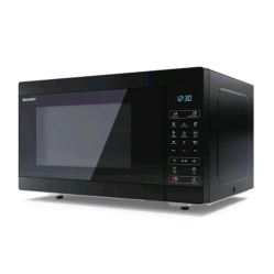 SHARP YC-MG81E-B - FORNO A MICROONDE 28L - 900W - CONTROLLO DIGITALE - GRILL - 11 LIVELLI DI POTENZA - BLACK